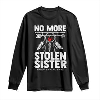 MMIW Long Sleeve Shirt No More Stolen Sisters Indigenous Woman - Wonder Print Shop