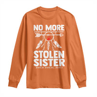 MMIW Long Sleeve Shirt No More Stolen Sisters Indigenous Woman - Wonder Print Shop