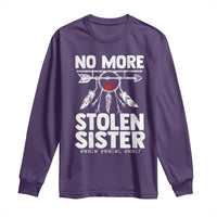 MMIW Long Sleeve Shirt No More Stolen Sisters Indigenous Woman - Wonder Print Shop