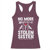 MMIW Racerback Tank Top No More Stolen Sisters Indigenous Woman - Wonder Print Shop