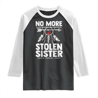 MMIW Raglan Shirt No More Stolen Sisters Indigenous Woman - Wonder Print Shop