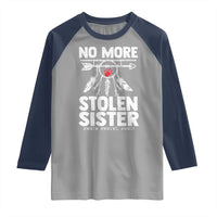 MMIW Raglan Shirt No More Stolen Sisters Indigenous Woman - Wonder Print Shop