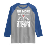 MMIW Raglan Shirt No More Stolen Sisters Indigenous Woman - Wonder Print Shop