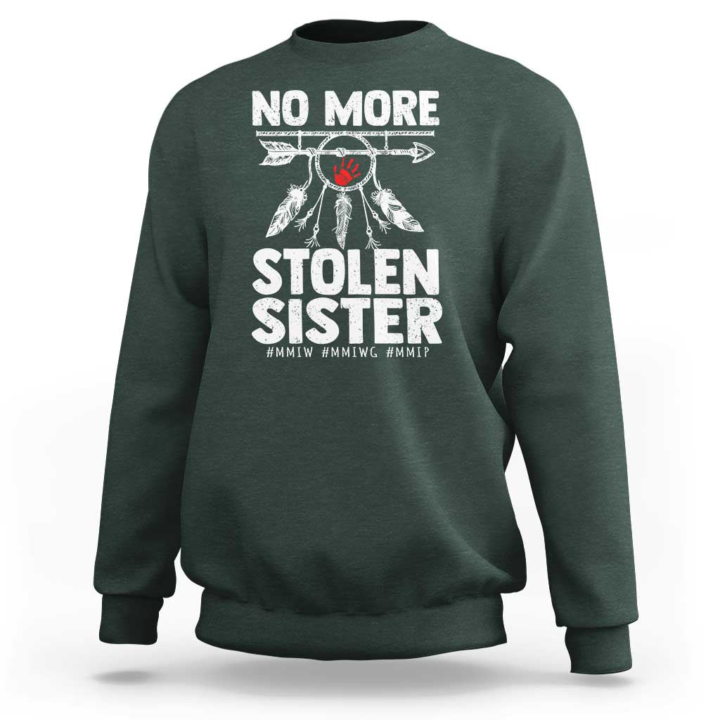 MMIW Sweatshirt No More Stolen Sisters Indigenous Woman - Wonder Print Shop