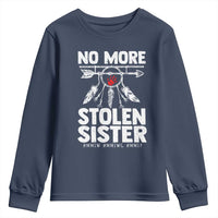 MMIW Youth Sweatshirt No More Stolen Sisters Indigenous Woman - Wonder Print Shop