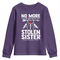 MMIW Youth Sweatshirt No More Stolen Sisters Indigenous Woman - Wonder Print Shop