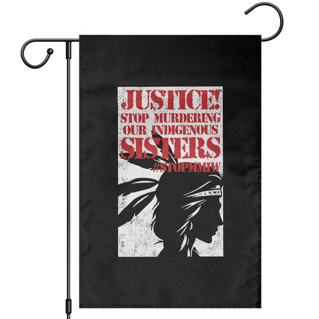 MMIW Awareness Garden Flag Justice Stop Murdering Our Indigenous Sisters