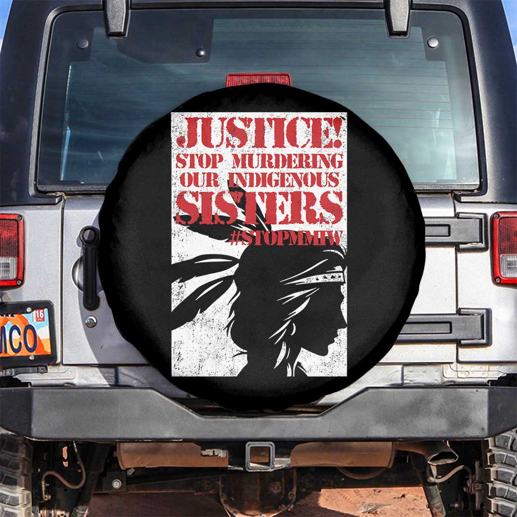 MMIW Awareness Spare Tire Cover Justice Stop Murdering Our Indigenous Sisters