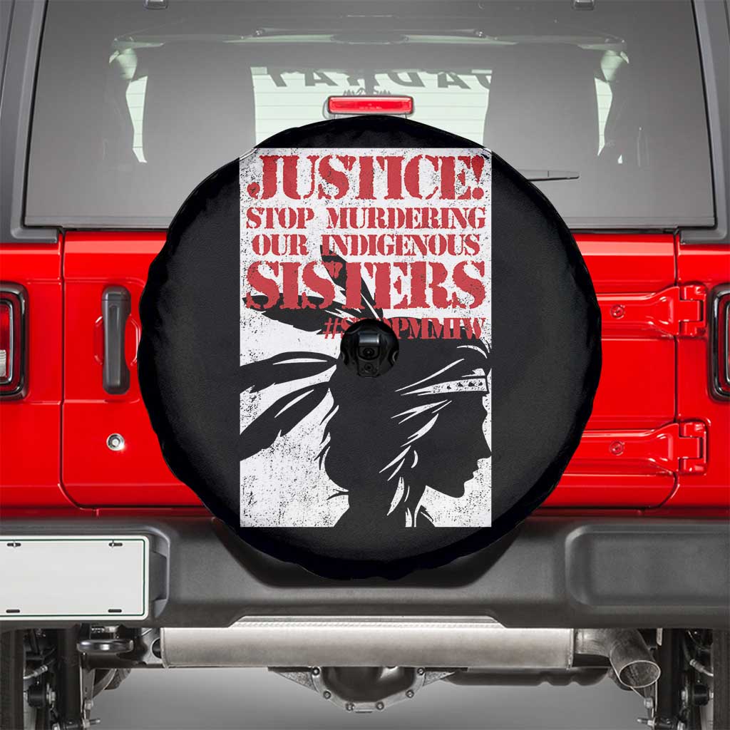 MMIW Awareness Spare Tire Cover Justice Stop Murdering Our Indigenous Sisters