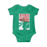 MMIW Awareness Baby Onesie Justice Stop Murdering Our Indigenous Sisters