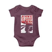 MMIW Awareness Baby Onesie Justice Stop Murdering Our Indigenous Sisters