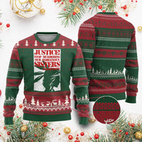 MMIW Awareness Ugly Christmas Sweater Justice Stop Murdering Our Indigenous Sisters