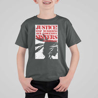 MMIW Awareness T Shirt For Kid Justice Stop Murdering Our Indigenous Sisters