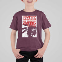 MMIW Awareness T Shirt For Kid Justice Stop Murdering Our Indigenous Sisters