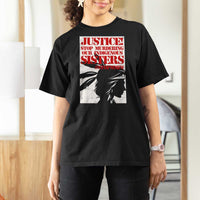 MMIW Awareness T Shirt For Women Justice Stop Murdering Our Indigenous Sisters