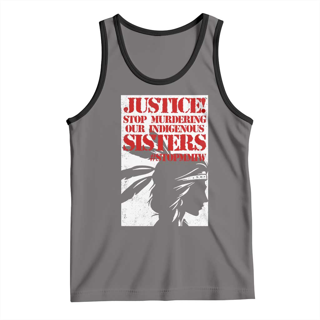 MMIW Awareness Tank Top Justice Stop Murdering Our Indigenous Sisters