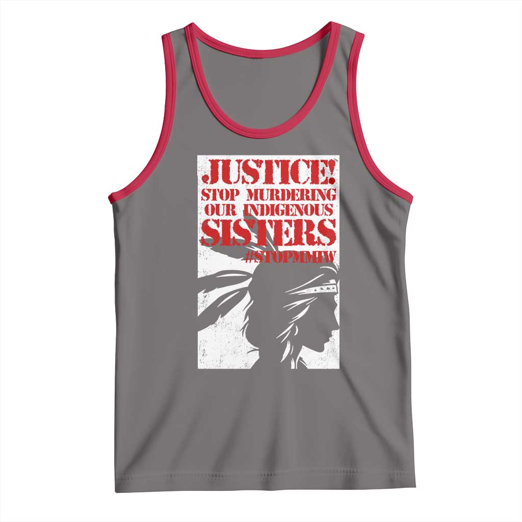 MMIW Awareness Tank Top Justice Stop Murdering Our Indigenous Sisters