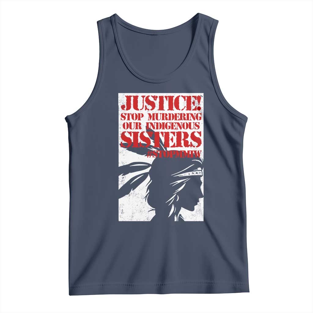 MMIW Awareness Tank Top Justice Stop Murdering Our Indigenous Sisters