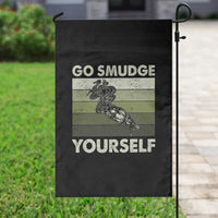 Go Smudge Yourself Garden Flag Funny Sage Bundle Smudging Feather - Wonder Print Shop