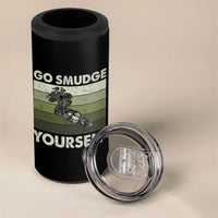Go Smudge Yourself 4 in 1 Can Cooler Tumbler Funny Sage Bundle Smudging Feather - Wonder Print Shop
