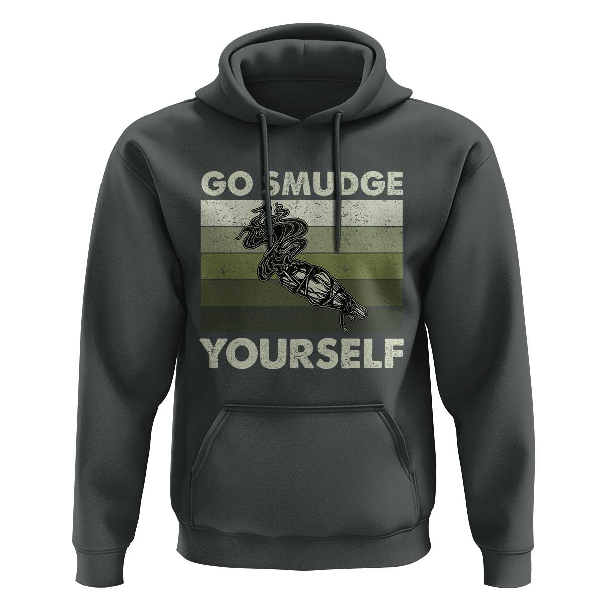 Go Smudge Yourself Hoodie Funny Sage Bundle Smudging Feather - Wonder Print Shop
