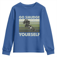 Go Smudge Yourself Youth Sweatshirt Funny Sage Bundle Smudging Feather - Wonder Print Shop