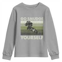 Go Smudge Yourself Youth Sweatshirt Funny Sage Bundle Smudging Feather - Wonder Print Shop
