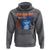 Blue Tiger Scream Hoodie Cute Animal Anime Demon Aesthetic Painting - Wonder Print Shop