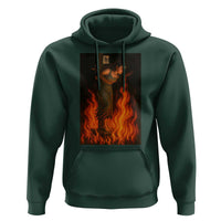 Funny Halloween Witch Hoodie Witch Lighting Cigarette With Flames Occult Unholy - Wonder Print Shop