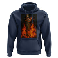 Funny Halloween Witch Hoodie Witch Lighting Cigarette With Flames Occult Unholy - Wonder Print Shop