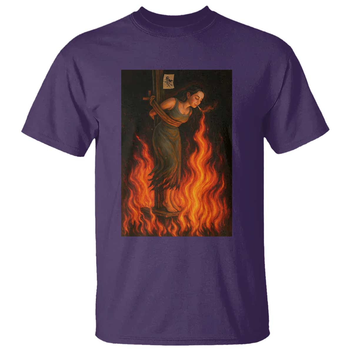 Funny Halloween Witch T Shirt Witch Lighting Cigarette With Flames Occult Unholy - Wonder Print Shop