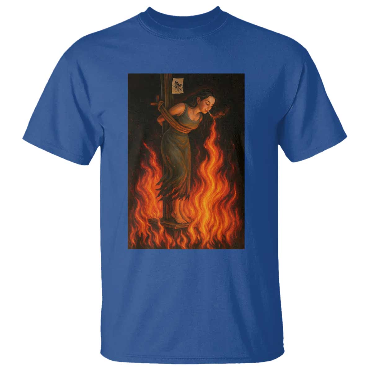 Funny Halloween Witch T Shirt Witch Lighting Cigarette With Flames Occult Unholy - Wonder Print Shop