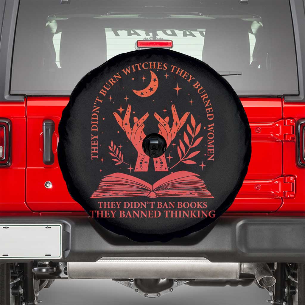 Feminist Witch Spare Tire Cover They Didnt Burn Witches Women Halloween Feminism - Wonder Print Shop
