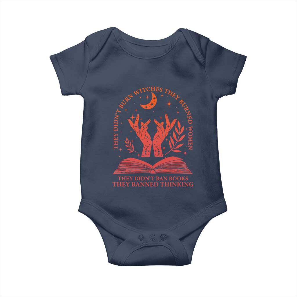 Feminist Witch Baby Onesie They Didnt Burn Witches Women Halloween Feminism - Wonder Print Shop