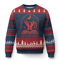 Feminist Witch Ugly Christmas Sweater They Didnt Burn Witches Women Halloween Feminism - Wonder Print Shop