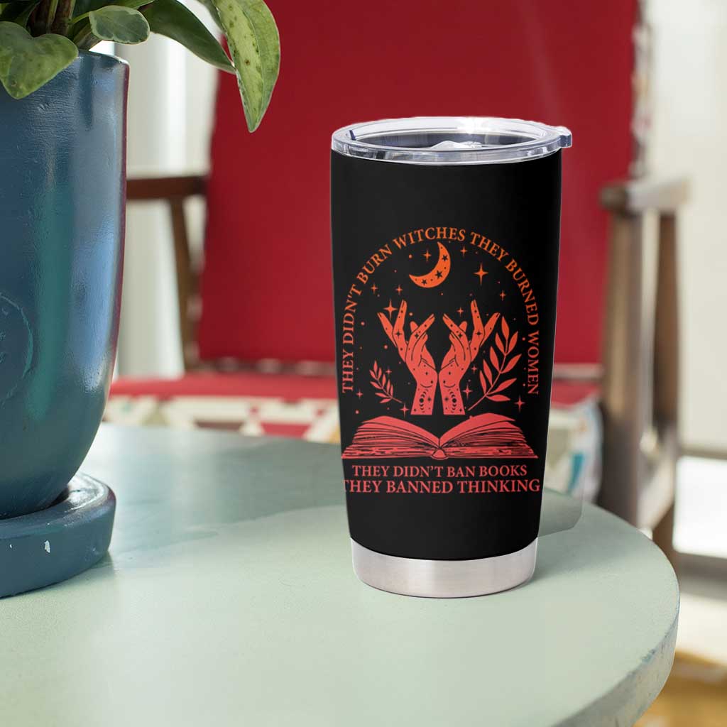 Feminist Witch Tumbler Cup They Didnt Burn Witches Women Halloween Feminism - Wonder Print Shop