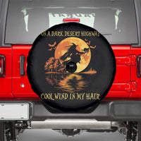 Funny Witch Spare Tire Cover On A Dark Desert Highway Cool Wind In My Hair - Wonder Print Shop