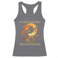 Funny Witch Racerback Tank Top On A Dark Desert Highway Cool Wind In My Hair - Wonder Print Shop