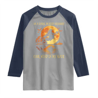 Funny Witch Raglan Shirt On A Dark Desert Highway Cool Wind In My Hair - Wonder Print Shop