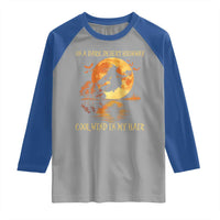 Funny Witch Raglan Shirt On A Dark Desert Highway Cool Wind In My Hair - Wonder Print Shop