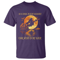 Funny Witch T Shirt On A Dark Desert Highway Cool Wind In My Hair - Wonder Print Shop