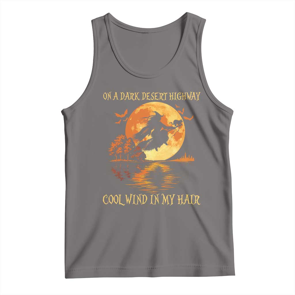 Funny Witch Tank Top On A Dark Desert Highway Cool Wind In My Hair - Wonder Print Shop
