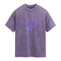 1692 They Missed One Washed Cotton T-Shirt Halloween Salem Witch Trials