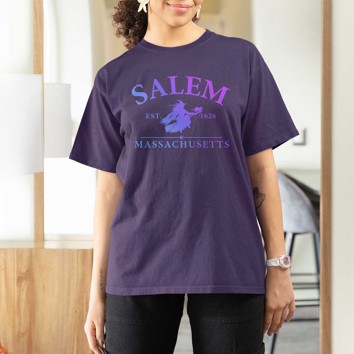 1692 They Missed One T Shirt For Women Halloween Salem Witch Trials - Wonder Print Shop