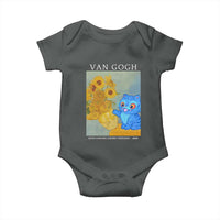 Van Gogh Kpop Fan Baby Onesie Blue Tiger Vintage Art Sunflower Cat