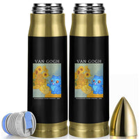 Van Gogh Kpop Fan Bullet Tumbler Blue Tiger Vintage Art Sunflower Cat