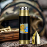 Van Gogh Kpop Fan Bullet Tumbler Blue Tiger Vintage Art Sunflower Cat