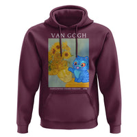 Van Gogh Kpop Fan Hoodie Blue Tiger Vintage Art Sunflower Cat
