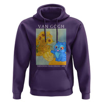 Van Gogh Kpop Fan Hoodie Blue Tiger Vintage Art Sunflower Cat