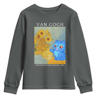 Van Gogh Kpop Fan Youth Sweatshirt Blue Tiger Vintage Art Sunflower Cat